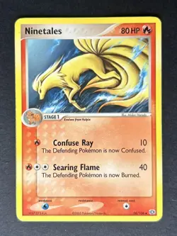 Ninetales 38/106 - Common (Ex Emerald 2005) Pokemon Card - MP - Image 1