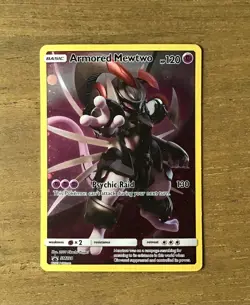 Pokemon Armored Mewtwo SM228 Promo Holo Card 2019 MP - Image 1