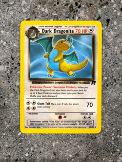 Pokemon TCG Cards Dark Dragonite 22/82 Team Rocket Rare - Image 1