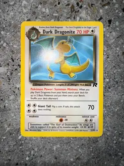 Pokemon TCG Cards Dark Dragonite 22/82 Team Rocket Rare - Image 3