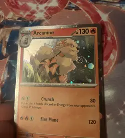 Two HD Galaxy Swirl Pokemon Promo Cards - Arcanine 011 - Growlithe 024 - NM - Image 2