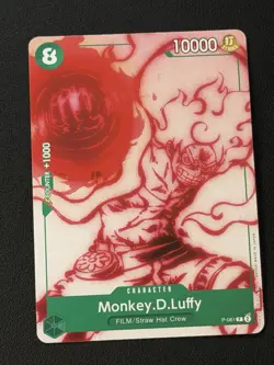 One Piece Card Game Monkey.D.Luffy P-061 English Gear 5 Limited Promo Card - Image 1