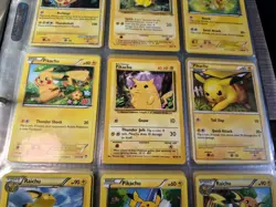 Pikachu & Raichu 9-Card Lot w/ 2010 HGSS03 Black Star Promo Pokemon TCG WOTC 2 - Image 4