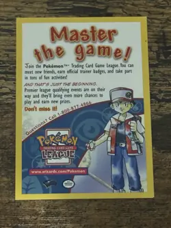 1999-2000 Pokemon Master The Game - Promo Card - Rare - WOTC - LP - Image 3