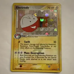 Pokemon Electrode 70 HP 5/101 Hidden Legends Reverse Holo Rare English Card - Image 1