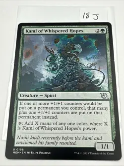 MTG 1x Kami of Whispered Hopes 196 March of the Machine Magic Gathering x1 NM - Image 2