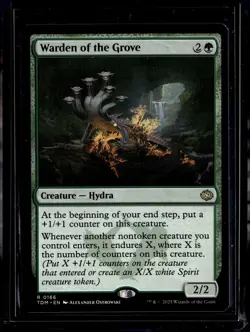 Warden of the Grove - 166 - TDM - NM - MTG Magic the Gathering - Image 1
