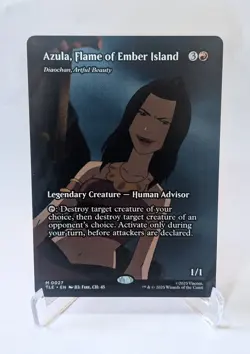 Azula, Flame of Ember Island Borderless 0027 Non-Foil Avatar ATLA MTG ENG NM - Image 1