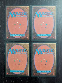 Lightning Bolt Set of 4 * REVISED * NM/MT * Magic the Gathering MtG - Image 2