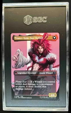 Kuja, Genome Sorcerer Borderless SGC 10 Graded Final Fantasy MTG - Image 2