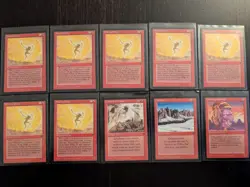 LEGENDS * Red Lot: Caverns of Despair * Mostly NM * Magic the Gathering MtG - Image 1