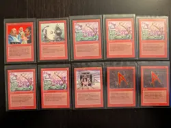 LEGENDS * Red Lot: Caverns of Despair * Mostly NM * Magic the Gathering MtG - Image 3