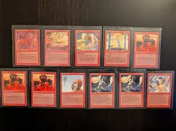 LEGENDS * Red Lot: Firestorm Phoenix, Tempest Efreet * Mostly NM * MtG - Image 3