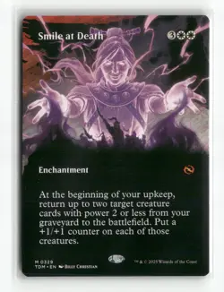Smile at Death (Borderless) Tarkir: Dragonstorm Regular - Image 1