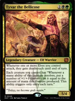 MTG TCG - Tyvar the Bellicose 48 March of the Machine: The Aftermath - NM - Image 1