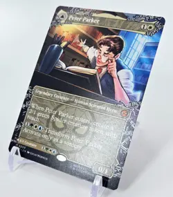 MTG • PETER PARKER 0208 Borderless Mythic • Marvel Spider-Man Magic M/NM - Image 2