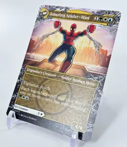 MTG • PETER PARKER 0208 Borderless Mythic • Marvel Spider-Man Magic M/NM - Image 4