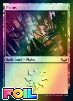 x1 Plains SNC MTG 262/281 FOIL BASIC LAND M/NM 1x - Image 1