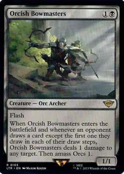 Orcish Bowmasters - MtG Lord of the Rings - R0103 NM 2023 - Image 1