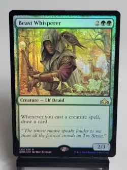 MTG - Guilds Of Ravnica - Prerelease - Beast Whisperer - FOIL - LP - Image 2