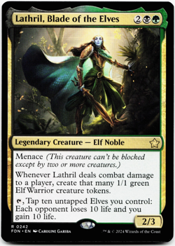 Lathril, Blade of the Elves [Foundations] Magic MTG NM 💀🌳 - Image 3