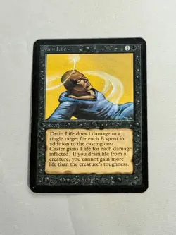 MTG Drain Life Alpha Magic the Gathering - Image 1