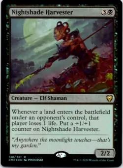 Nightshade Harvester (Foil) Commander Legends, 138 NM - Image 1