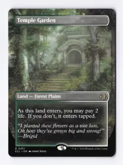 Temple Garden (Borderless) 0351 (R) MTG Lorwyn Eclipsed (ECL) - Image 1
