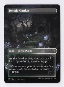 Temple Garden (Borderless) 0351 (R) MTG Lorwyn Eclipsed (ECL) - Image 2