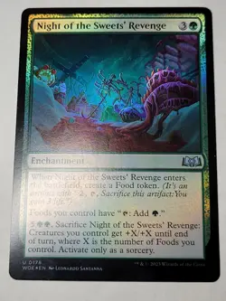 Night of the Sweets' Revenge -Foil- mtg Wilds of Eldraine Uncommon WOE 178 NM/M - Image 1