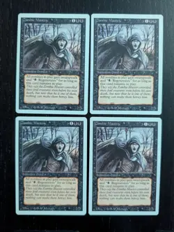 Zombie Master Set of 4 * REVISED * NM/MT * Magic the Gathering MtG - Image 1