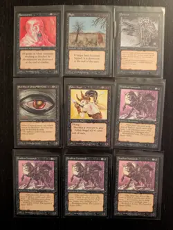 LEGENDS * Black Lot: Fallen Angel, Takklemaggot * Mostly NM * MtG - Image 1