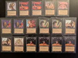 LEGENDS * Black Lot: Demonic Torment, Hell Swarm * Mostly NM * MtG - Image 3