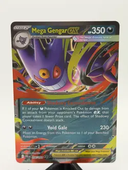 Pokemon Mega Gengar ex 056/094 Phantasmal Flames Double Rare Holo NM English - Image 1