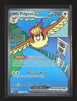 Pokemon SV03: Obsidian Flames #225/197 Holo Pidgeot ex Holo - Image 1