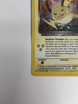 Pokemon Dark Raichu Holo Rare 83/82 - Team Rocket Set (Vintage) - Image 3