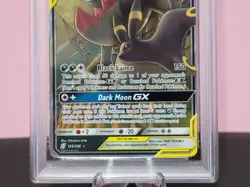 2019 POKEMON SUN & MOON UNIFIED MINDS #125 UMBREON & DARKRAI GX PSA 10 GEM MINT - Image 4
