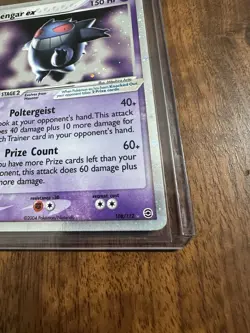 Pokemon Gengar EX TCG Holo Ultra Rare Card 108/112 EX FireRed & LeafGreen 2004 - Image 4