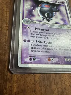 Pokemon Gengar EX TCG Holo Ultra Rare Card 108/112 EX FireRed & LeafGreen 2004 - Image 5