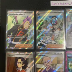 Pokemon Trainer CARD LOT including Team Rocket's Petrel 226/182 Sv10: DR NM - Image 1
