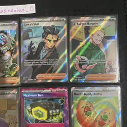 Pokemon Trainer CARD LOT including Team Rocket's Petrel 226/182 Sv10: DR NM - Image 3