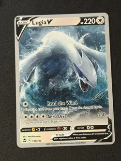 Lugia V 138/195 2023 Pokemon World Championships Deck Card - Image 1