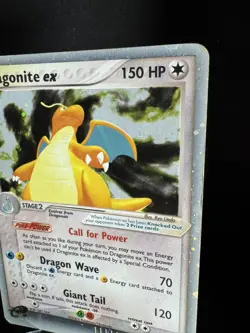 2003 Pokemon EX Dragon Dragonite EX 90/97 Rare Holo Foil MP - Image 3