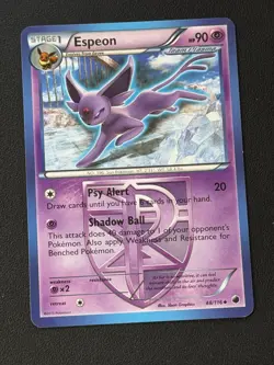 Espeon 48/116 Plasma Freeze Non-Holo Uncommon Pokemon Card MP - Image 1