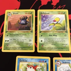 Pokemon Vintage 5 Card Lot: 1st Edition Jungle & Fossil MP-LP - Image 2