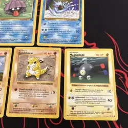 Pokemon Vintage 5 Card Lot: 1st Edition & Base Set Shadowless Played - Image 4