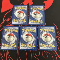 Pokemon Vintage 5 Card Lot: 1st Edition & Base Set Shadowless Played - Image 5