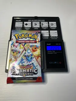 22.89g Prismatic Evolutions Pokemon Booster Pack New Sealed - Image 1