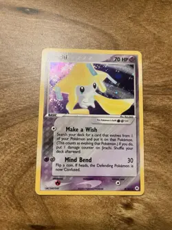 Pokemon Jirachi 8/101 Hidden Legends 70HP Reverse Holo Rare 2004 - Image 1