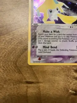 Pokemon Jirachi 8/101 Hidden Legends 70HP Reverse Holo Rare 2004 - Image 4